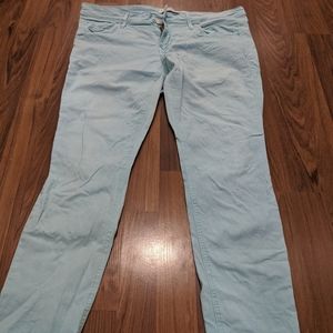 Express Mint Skinny Jeans